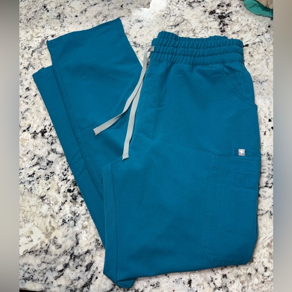 Figs Pants - Figs Pacific Blue Scrub  Pants